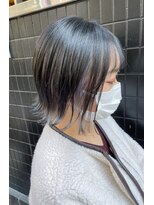 カノイ(KANOI)&nbsp;ミニボブ×インナーホワイトシルバー＊