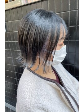 カノイ(KANOI) ミニボブ×インナーホワイトシルバー＊