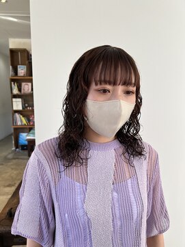 ヘアーアイストゥーレ(HAIR ICI TRE) アレンジしても可愛いミディアムパーマ