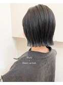 黒髪でも可愛い切りっぱなしボブ★