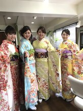 着付けもおまかせ♪晴れの日のお手伝いを是非クレアで　　