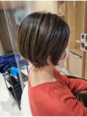 丸みショートボブ
