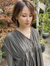 【perm◎color】カット＋ケアカラー＋クリープパーマ＋前処理TR　￥19800