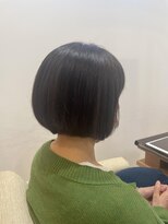 アドラーブル 長岡リップス旭岡店(adorable)&nbsp;ミニボブ×グレージュカラー×30代