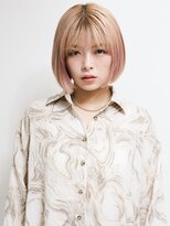 オンク 新宿(onk)&nbsp;黒髪/グレーベージュ/レイヤーロング/前髪パーマ[新宿駅]