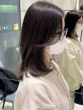 ザックギンザ(ZACC ginza) レイヤーカット/顔周り/毛流れ/ミディアム