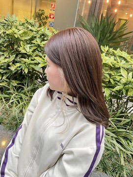 リガナッツ 池袋店(Riganuts) 【インナーカラー】ホワイトベージュ