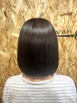 ヴァンガード(Vanguard) 育てる髪質改善ヘアエステカラー/極艶美髪ミディアム