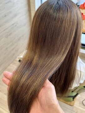 ヘアメイク アリエス 岩切店(HAIR MAKE aries) 仙台/利府/多賀城/ハイライトブリーチ毛縮毛矯正