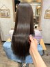 【最上級なご褒美ケア☆】カット＋透明感カラー＋ケラチンブローアウト￥20500