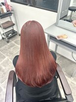 ペレ 栄店(PELE)&nbsp;デザインカラー/レイヤーカット/ウェットヘア/オリーブベージュ