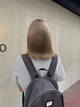 ユニコヘア(unico hair) ロブ×ベージュ