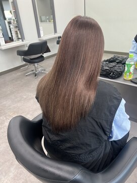 ガルボヘアー 桟橋店(garbo hair) ベージュ　グレージュ　秋冬　ケアブリーチ　ダブルカラー