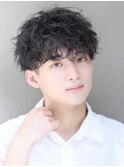 ソフトツイストスパイラルパーマスパイラルパーママッシュ