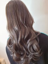 ジーナ 船橋(Zina)&nbsp;髪質改善＊ロングレイヤーグレーベージュ＊美髪【Zina船橋】