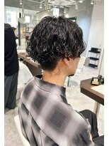 アッシュ 武蔵新城店(Ash)&nbsp;サイドパート×マッシュヘア