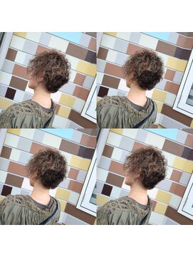 ジーアンドジー(G&G) パーマカラーカットハイライト