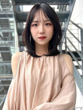 シーン(SCENE) くびれヘア/アプリコットオレンジ/夏のヘアアレンジ/天神今泉