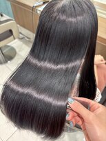 アッシュ 下北沢店(Ash) 艶髪縮毛矯正×ブルーブラックカラー