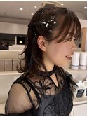 およばれヘアアレンジ♪