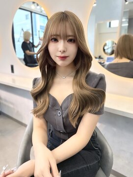 ラピス 福岡天神店(Lapis) クリーミーベージュ×エクステ70枚