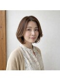 大人レイヤー髪質改善内巻きボブ　20代 30代 40代 50代 60代