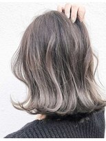 GBG 宇都宮 くびれショートボブ40代50代グレイカラー白髪染め白髪ぼかし