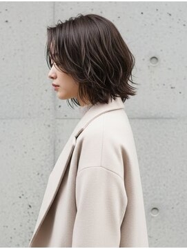 フルショウ 苦楽園店(FURUSHO) ショートボブ/ココアブラウン/ミディアムレイヤー/韓国巻き