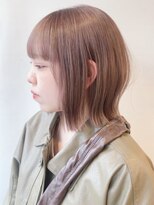 モリオフロムロンドン 原宿本店(morio from London) 【morio原宿】ボブ ベージュカラー
