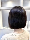 ボブ/ショートボブ/内巻きボブ/丸みショートボブ/30代/40代