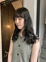 テテ ニコ(tete nico)&nbsp;オリーブグレージュ前髪カット