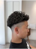 フェード×パーマ