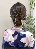 シニヨン【横浜ヘアセット/ヘアメイク/結婚式/花火大会】