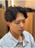 無造作な動きが映えるニュアンスパーマショート