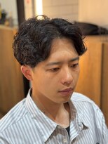 ジェントル(GENTLE) 無造作な動きが映えるニュアンスパーマショート