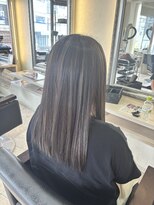 マイノリティー 石橋店(Minority)&nbsp;白髪ぼかしハイライト　アッシュベージュ　透明感カラー