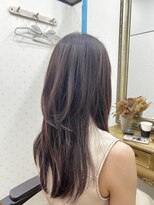 ライナス(Linus)&nbsp;20代30代40代髪質改善縮毛矯正暗色アッシュレイヤーストレート