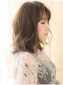 ブリーチなし抜け感レイヤーウルフカットクラゲヘア20代30代W