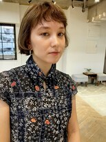 ファイブシーン アオヤマ(5SCENE AOYAMA)&nbsp;【大人女性に似合う】柔らか外ハネショートボブ