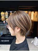 ショートバレイヤージュ