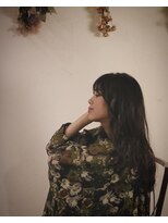 ワエン(WAEN)&nbsp;くせ毛風カジュアルパーマロング