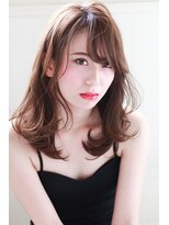 イロドリ ヘアーデザイン(IRODORI hair design) IRODORI　ベージュカラーのセミロング　［西尾一寛］