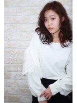 ソア 武蔵小杉(SOAR) トリートメントボルドーベージュカラーのワンレンセンターパート