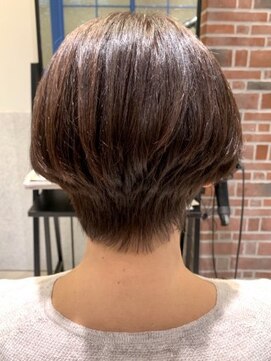 クアトログランシュ 水戸店(QUATRO×GranCieux) ショートボブ
