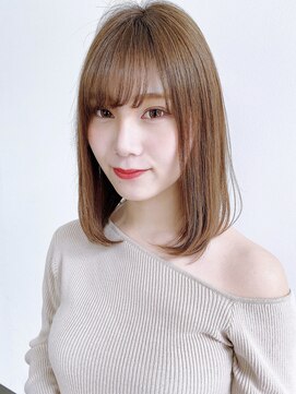 ロンドプランタン 恵比寿(Lond Printemps) 【Lond佐野】小顔モテスリークボブ厚めバングアッシュローライト