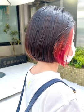 ヘアーメイクオズ(hair make O/S) 人気インナーカラー&レッド