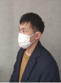 ビジネスマンおすすめ！黒髪束感ショートツーブロック【新大阪】