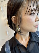 ヘアーエポック(hair epoque)&nbsp;インナカラーシルキーベージュグレージュフェイスフレーミング