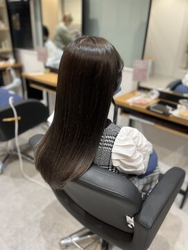 オールマイティービューティーモア(ALLMYTEA Beauty more+) 艶髪ロング/グラデーションカラー/スモーキーベージュ/[大宮駅]