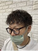 楽々セットの ツイストスパイラルパーマスタイル